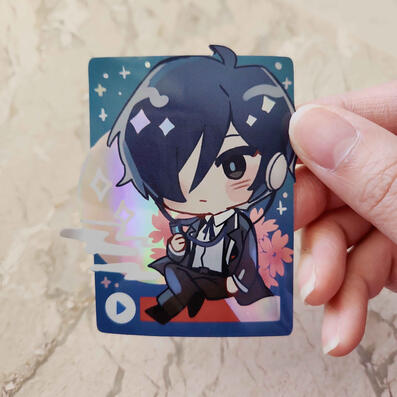 holographic sticker by chimerri